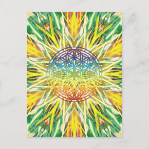 Carte Postale Mandala Art