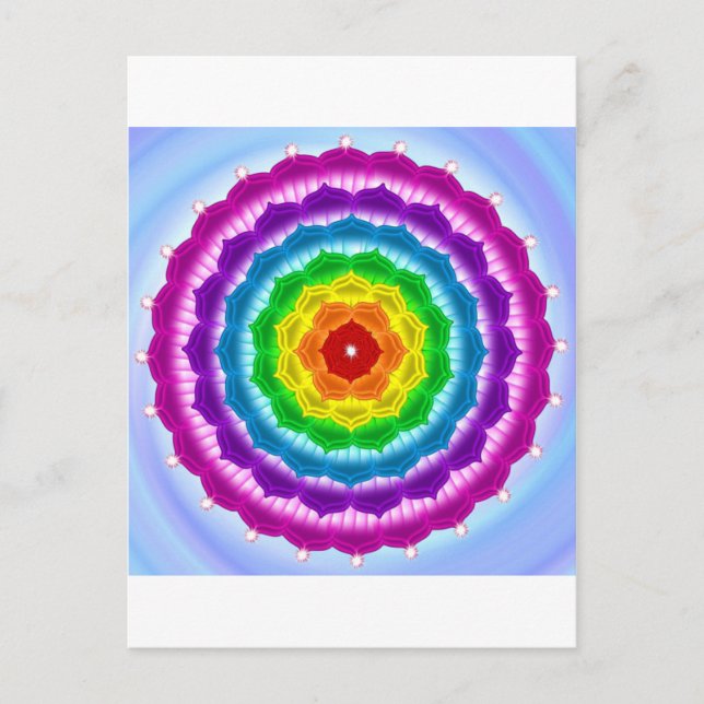 Carte Postale Mandala Chakra (Devant)
