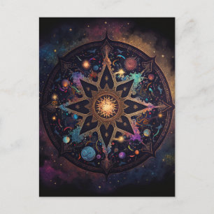 Carte postale Mandala Cosmic Visionary Art