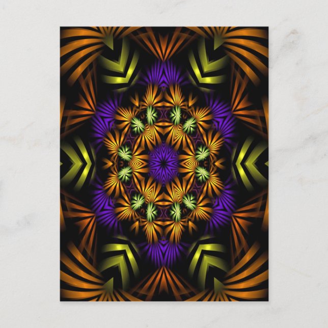 Carte Postale Mandala du ruban (Devant)