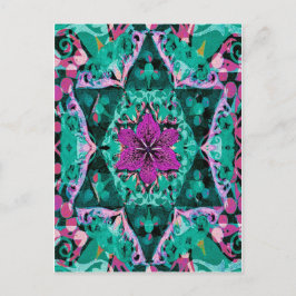 Carte Postale Mandala Flower par Amelia Carrie