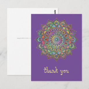 Carte Postale Mandala Inde Style 1