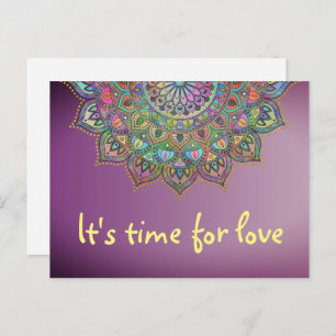 Carte Postale Mandala Inde Style 1