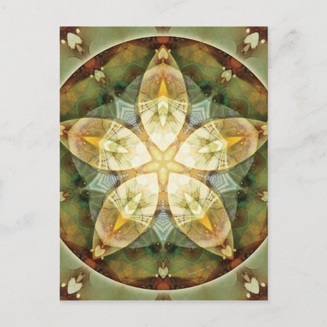 Carte Postale Mandalas de pardon et de libération 1 (Devant)