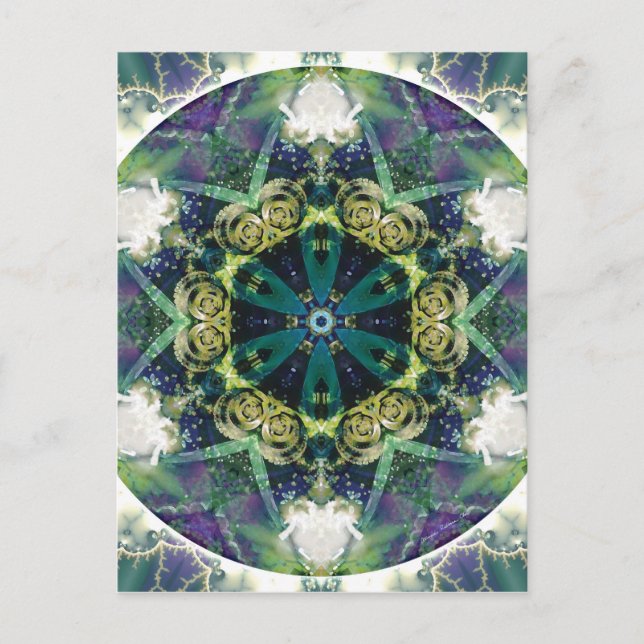 Carte Postale Mandalas de pardon et de libération 20 (Devant)