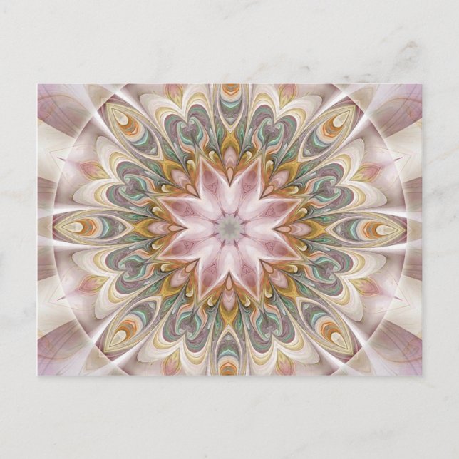 Carte Postale Mandalas pour les périodes de transition 24 (Devant)