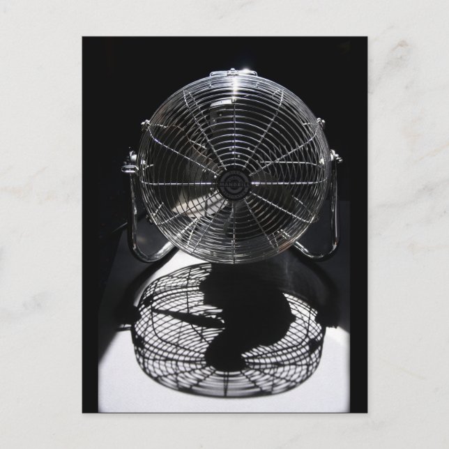 Carte Postale Mandrill Ventilator BW Still Life Photographie (Devant)