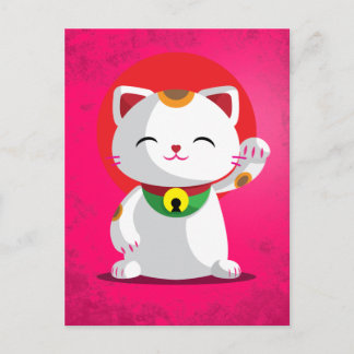 Carte Postale Maneki Neko