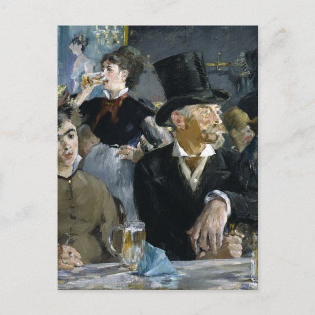 Carte Postale Manet : Le Café-Concert (Devant)