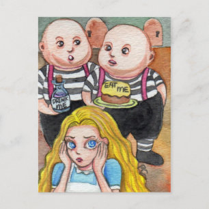 Carte Postale Mange-moi et bois-moi