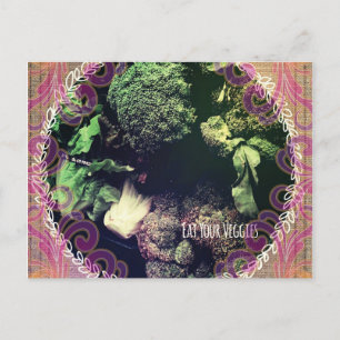 Carte Postale Mange tes Légumes