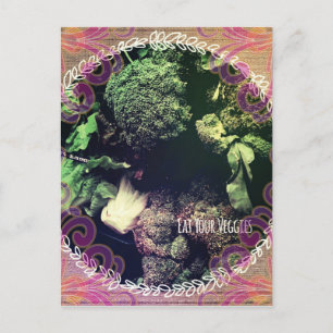 Carte Postale Mange tes Légumes