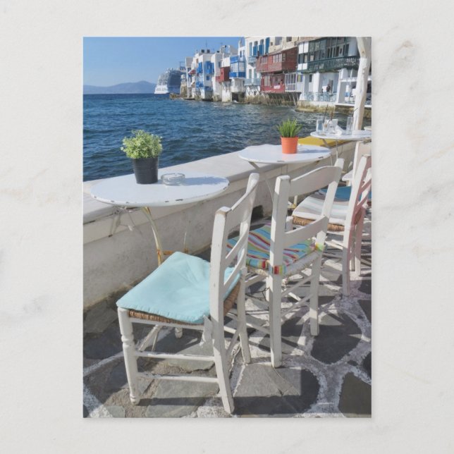 Carte Postale Manger!  Déjeuner !  Heureux ! (Devant)