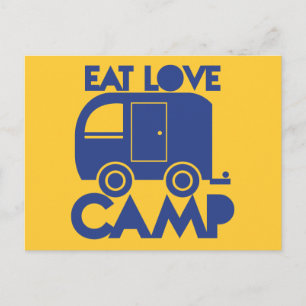 CARTE POSTALE MANGER LE CAMP D'AMOUR
