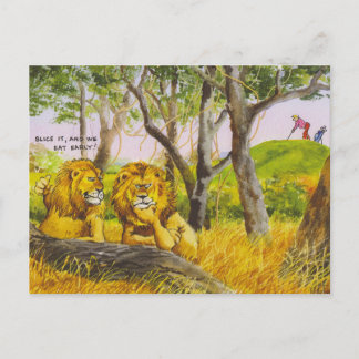 Carte Postale Manger tôt