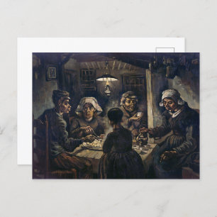 Carte Postale Mangeurs de pommes de terre Van Gogh