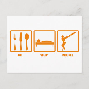 Carte Postale Mangez le cricket du sommeil