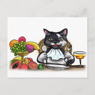 Carte Postale Mangez les repas sains