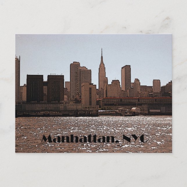 Carte postale Manhattan (Devant)
