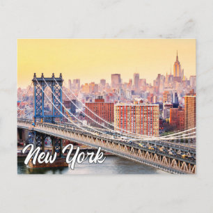 Carte Postale Manhattan, New York City, États-Unis