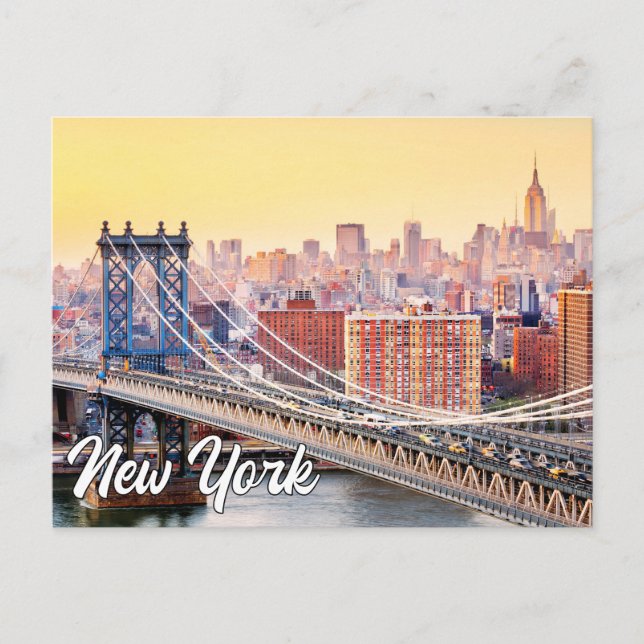 Carte Postale Manhattan, New York City, États-Unis (Devant)