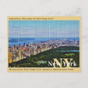 Carte Postale Manhattan New York États-Unis Amérique Gratte-ciel