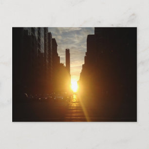 Carte postale Manhattanhenge