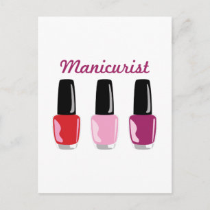Carte Postale Manicuriste