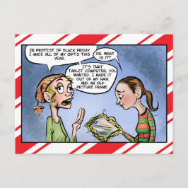 Carte Postale Manifestation du Vendredi Noir Accueil Cadeau