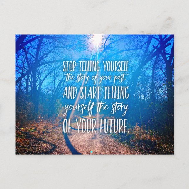 Carte Postale Manifeste ta destinée Citation inspirante (Devant)