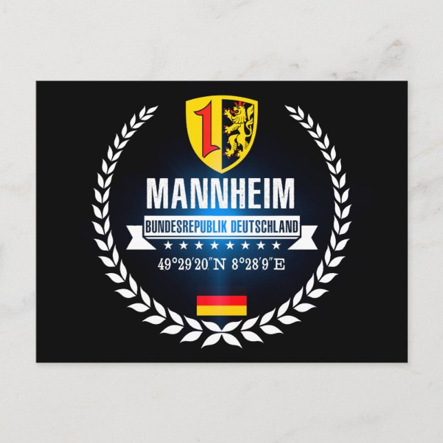 Carte Postale Mannheim (Devant)