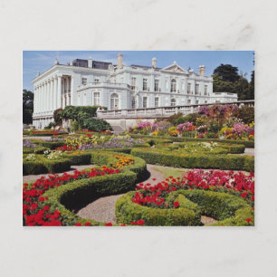 Carte Postale Manoir Red Oldway, Paignton, Devon, Angleterre flo