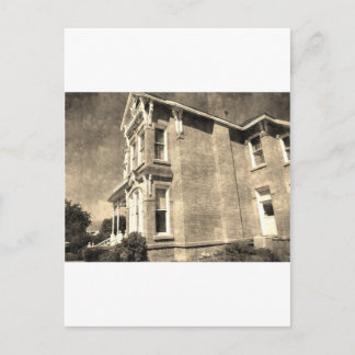 Carte Postale Manoir vintage