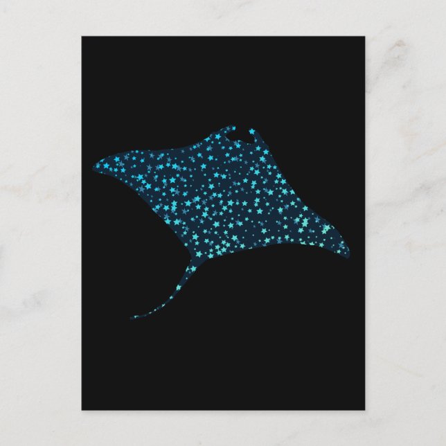 Carte postale Manta Ray (Devant)