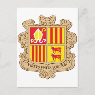 Carte Postale Manteau d'Andorre