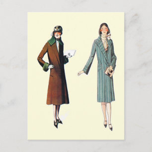 Carte Postale Manteaux simples pour l'usage quotidien