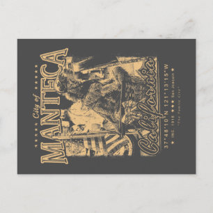 CARTE POSTALE MANTECA CALIFORNIE - JOURNÉE COMMEMORATIVE NON OUB