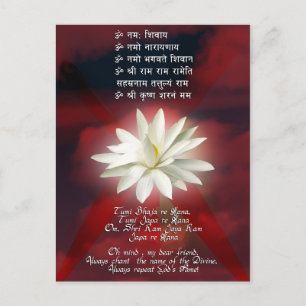 Carte Postale Mantra de l'amour