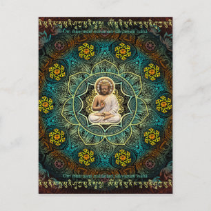 Carte Postale Mantra to Bouddha Shakyamuni