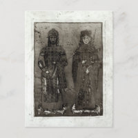 Manuel I Comnenus et l'impératrice Maria d'Antioch
