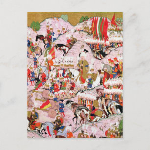 Carte Postale manuscrit du nom de famille