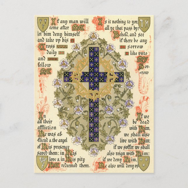 Carte Postale Manuscrit lumineux pour Septuagesima et Lent (Devant)
