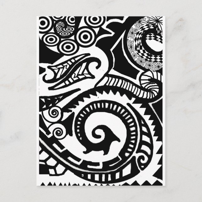 Carte Postale maori (Devant)
