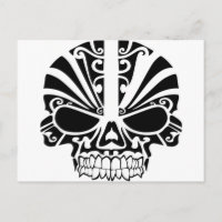 Maori Tattoo Masque Crâne