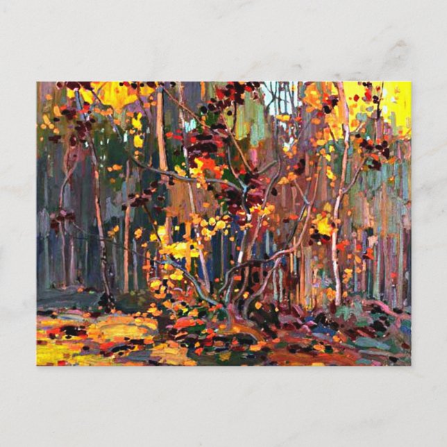 Carte Postale Maple Saplings, tableau de Tom Thomson, (Devant)