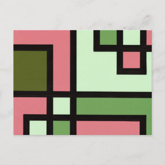 Carte Postale mapper #5 ポストカード 抽象画 モダン 幾何学