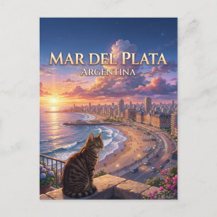 Carte Postale Mar del Plata Argentine