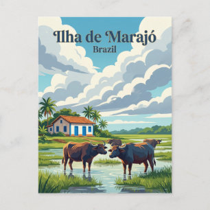 Carte Postale Marajó Brésil