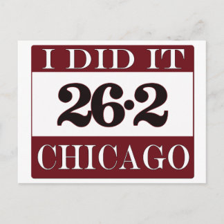 Carte Postale Marathon de Chicago