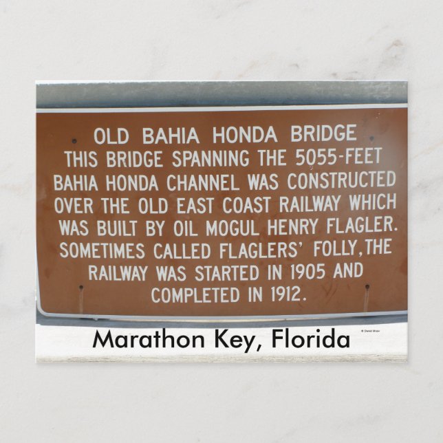 Carte Postale Marathon Key, Floride (Devant)